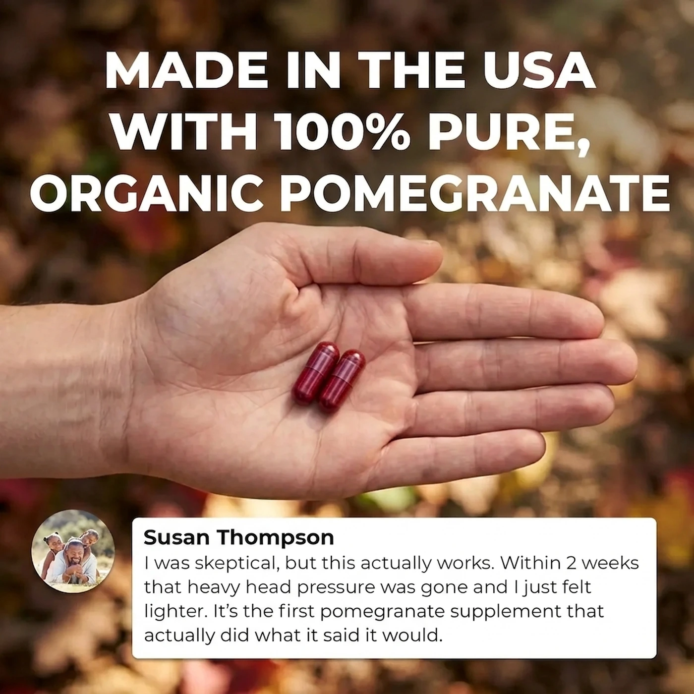 Merrova Organic Pomegranate Capsules